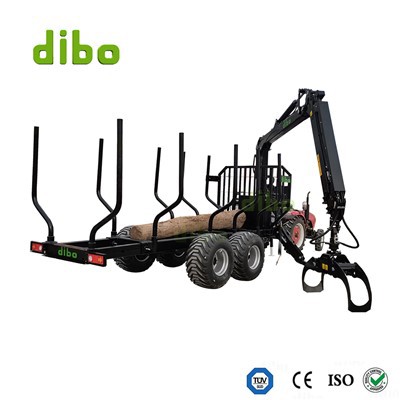 4WD Log Trailers With Grapple